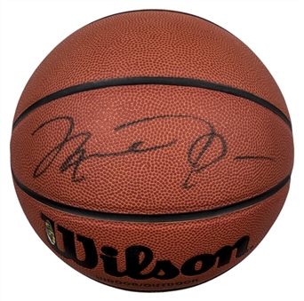 Michael Jordan Autographed Indoor/Outdoor Basketball (Upper Deck)